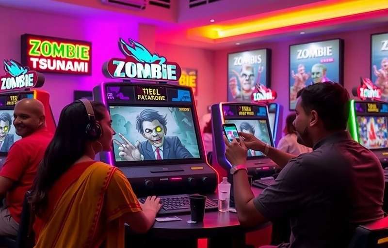 Zombie Tsunami players in India enjoying the game